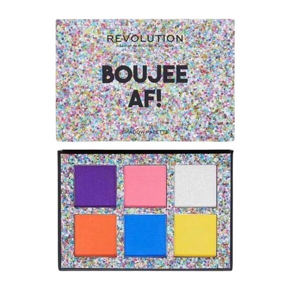 Revolution Beauty Boujee AF! Shadow Palette - 0.03 oz / 1.1g x 6 - Picture 1 of 5